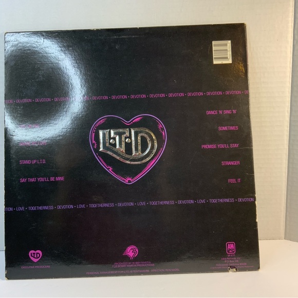 Vintage vinyl L.T.D Devotion 1979 A&M Records SP-4771 with raised lettering - Picture 2 of 5